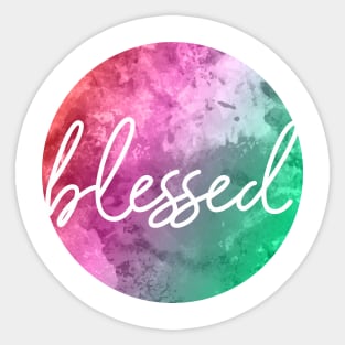 Blessed T Shirt Sticker